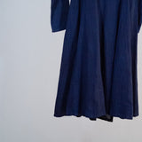 SATAYAM Indigo Dyed Wrap Dress