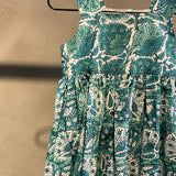 ANOKHI Green Flower Dress