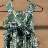 ANOKHI Green Flower Dress