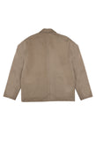 Hand-Woven Pockets Buttons Jacket