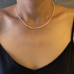 Rieuk White Keshi Pearl Necklace
